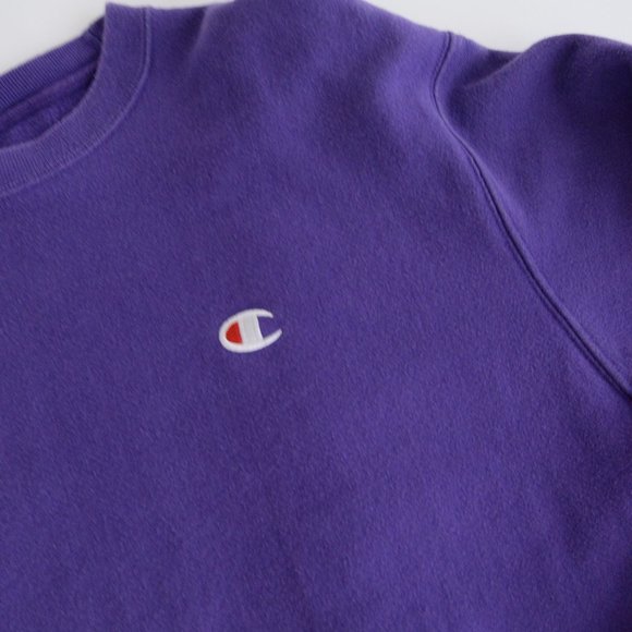 Vintage Champion Purple Reverse Weave Crewneck Sweater Size XL - Picture 9 of 10
